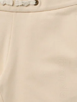 Logo patch cotton tracksuit set
