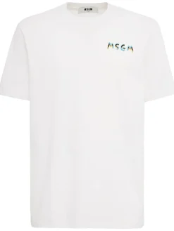 Logo printed cotton t-shirt