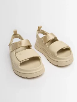 Logo print sandals