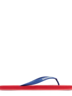 Logo rubber flip flops