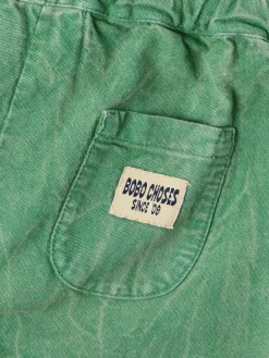 Logo stretch cotton sweatpants