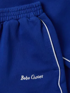 Logo stretch cotton sweatpants