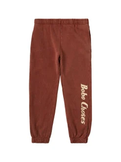 Logo stretch cotton sweatpants