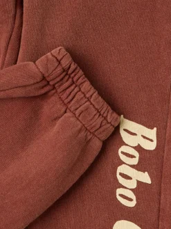 Logo stretch cotton sweatpants