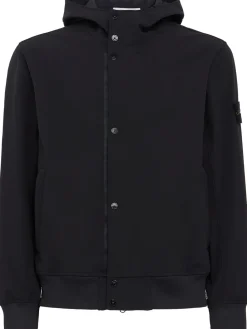 Logo tech blend hooded jacket