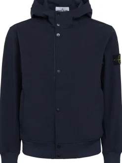 Logo tech blend hooded jacket