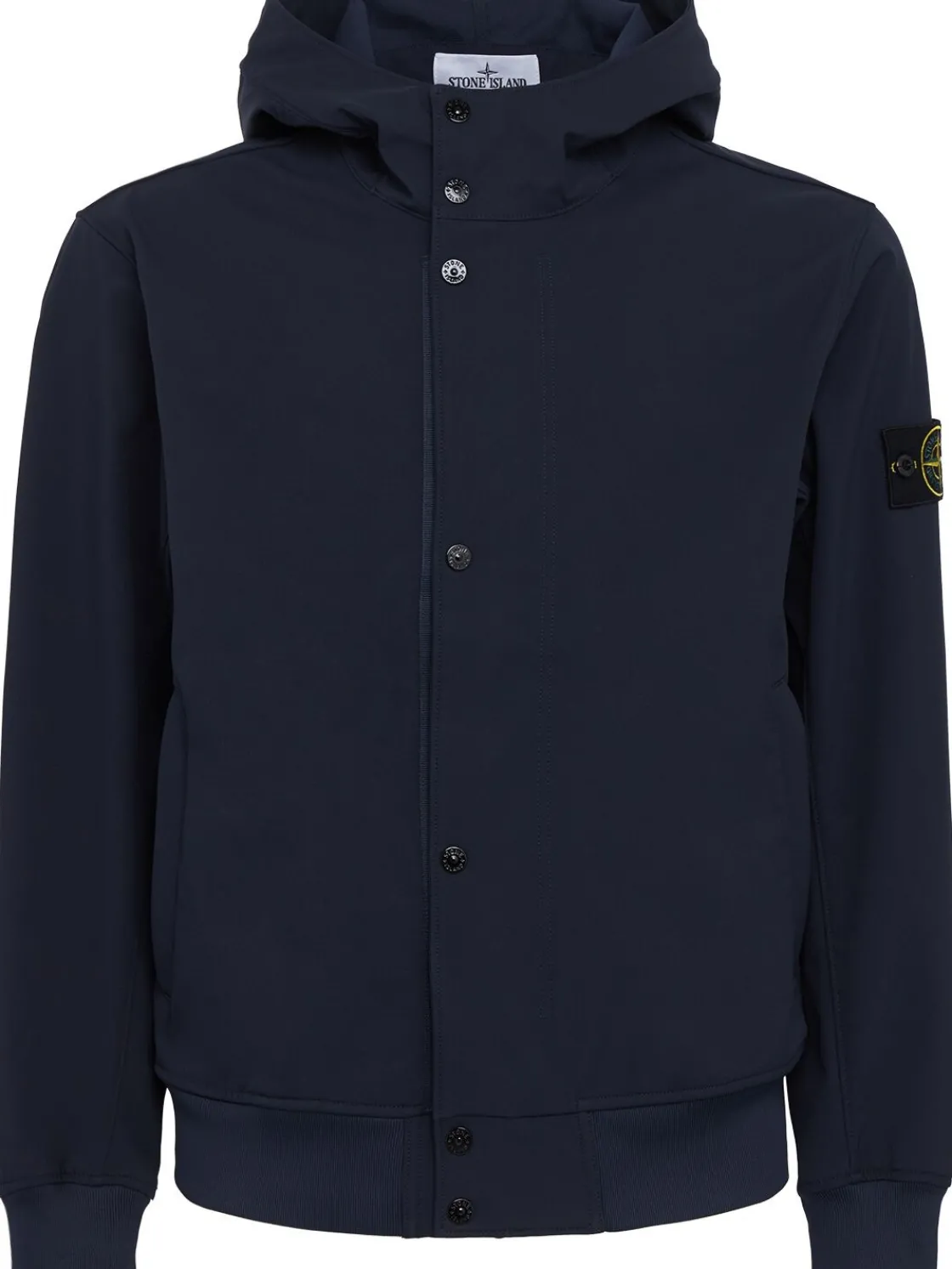Logo tech blend hooded jacket