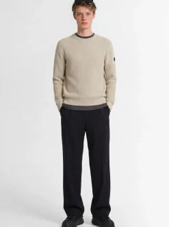 Logo virgin wool sweater