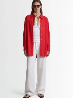 Long sleeve cotton shirt