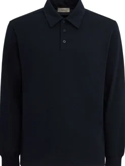 Long-sleeve polo