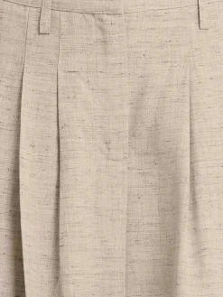 Lotus linen blend wide pants