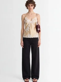 Madeleine satin & laces top