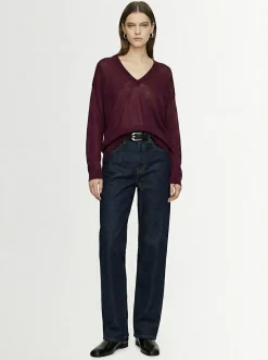 Maglia Aura in cashmere con scollo a V