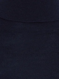Maglia collo alto Audrey in lana a costine