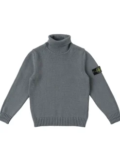 Maglia collo alto in misto cotone