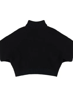 Maglia collo alto in misto lana