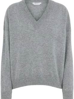 Maglia Evelyn in lana con scollo a V