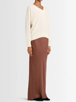 Maglia Evelyn in lana con scollo a V