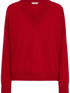 Maglia Evelyn in lana con scollo a V