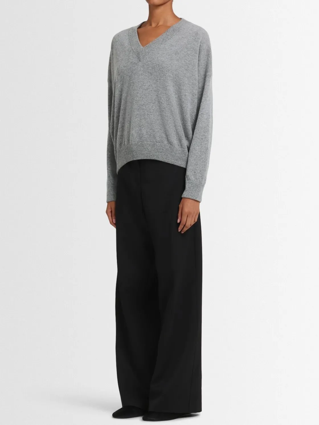 Maglia Evelyn in lana con scollo a V