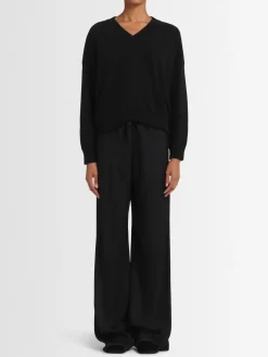 Maglia Evelyn in lana con scollo a V