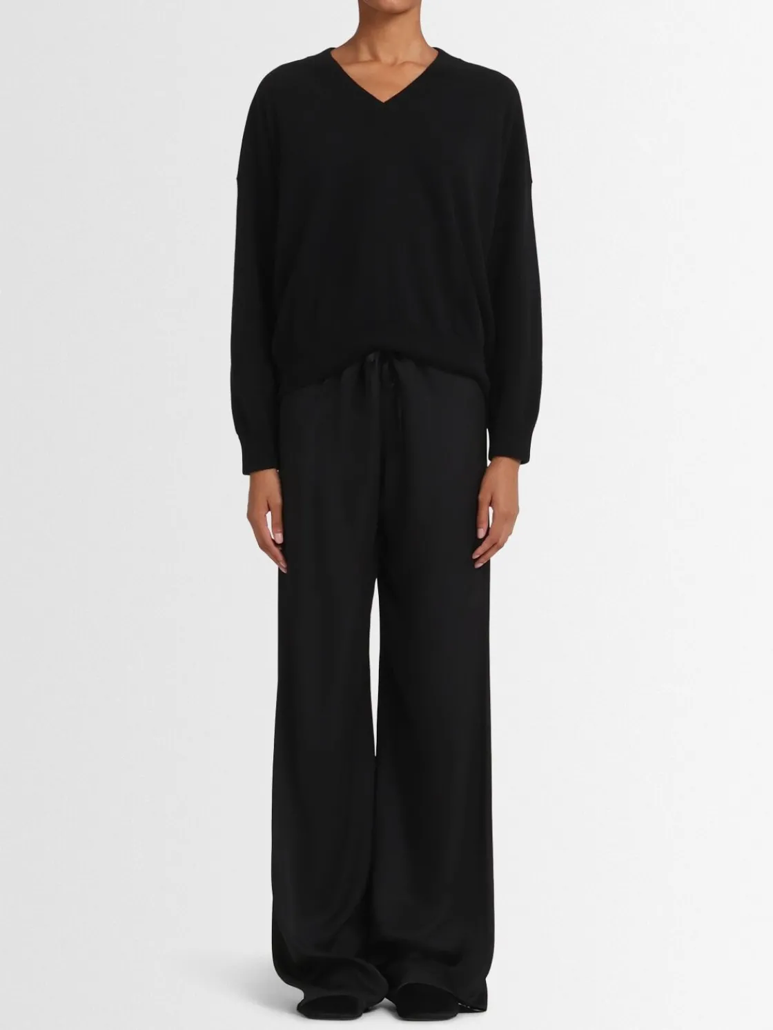 Maglia Evelyn in lana con scollo a V