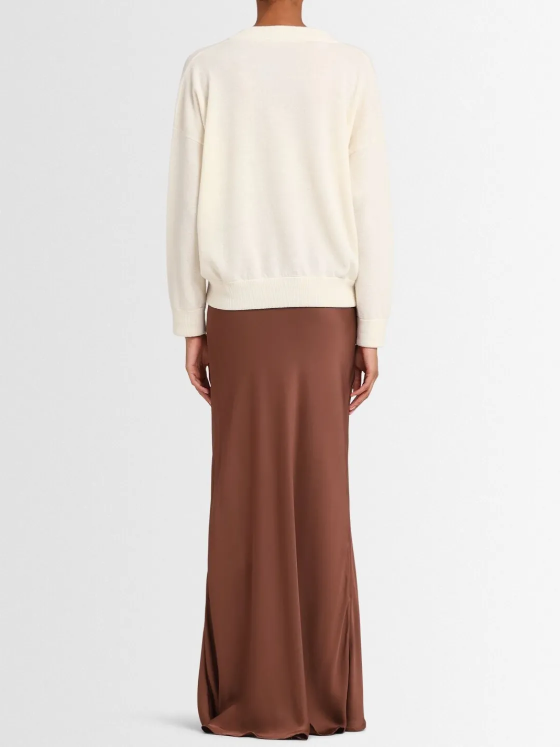 Maglia Evelyn in lana con scollo a V