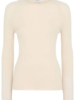 Maglia girocollo Ada in lana a costine