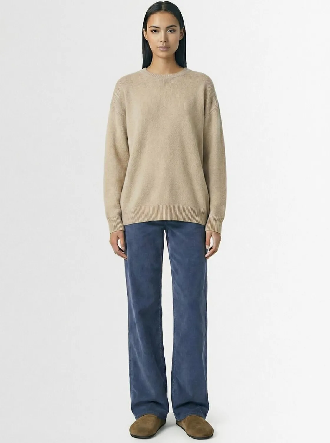 Maglia girocollo Eremo in eco-cashmere