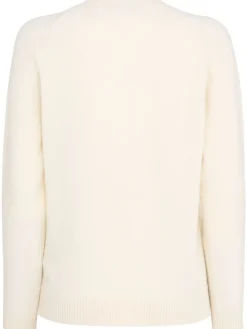 Maglia girocollo Ida in lana con maniche raglan