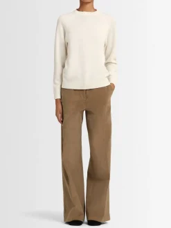 Maglia girocollo Ida in lana con maniche raglan