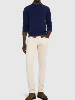 Maglia girocollo in lana e cashmere