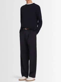 Maglia girocollo in lana leggera
