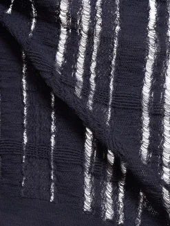 Maglia girocollo in misto cotone