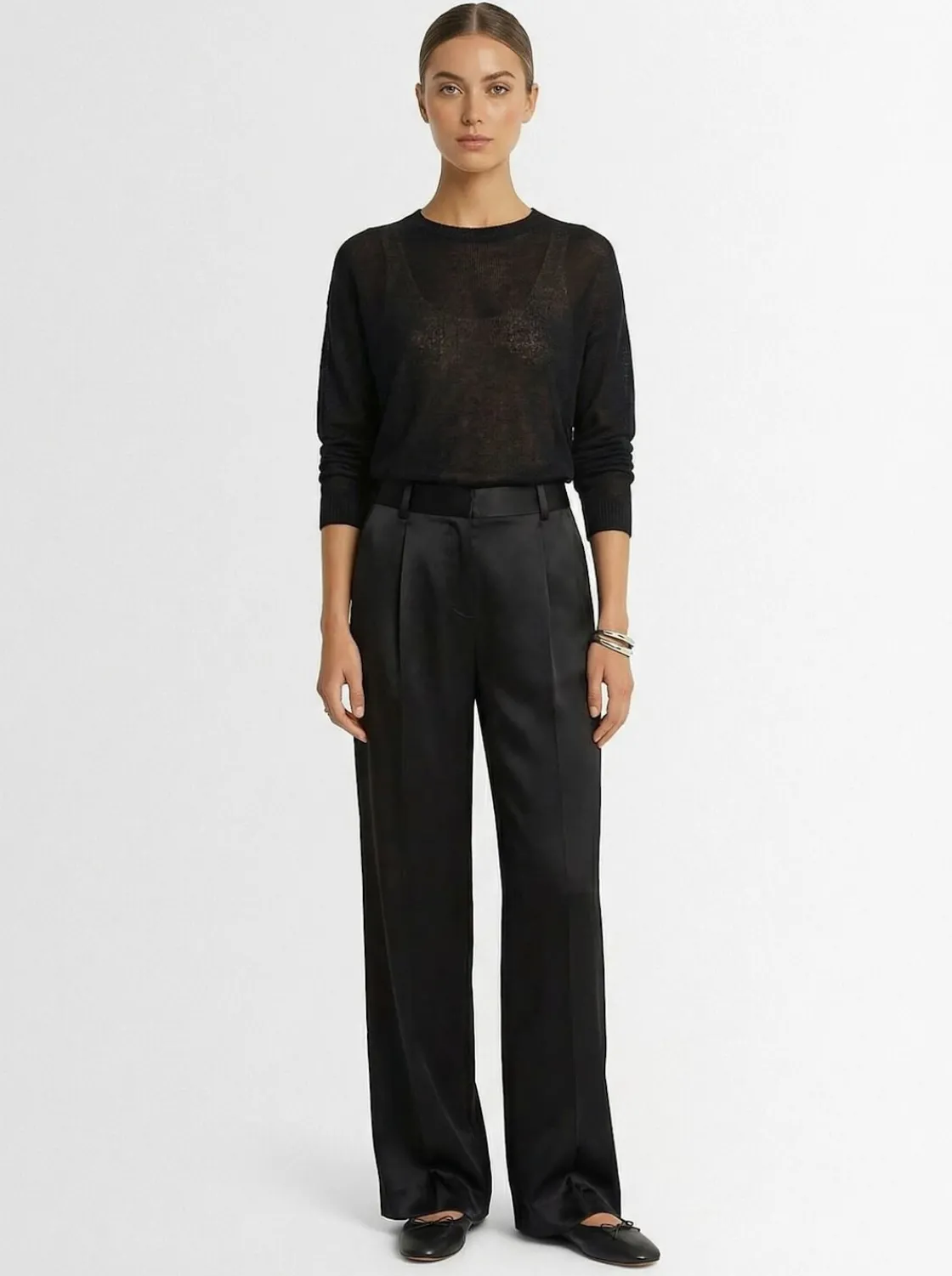 Maglia girocollo Soffio in cashmere