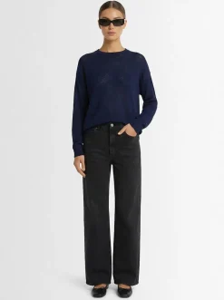 Maglia girocollo Soffio in cashmere