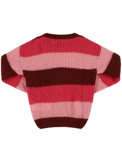 Maglia in misto acrilico a righe
