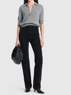 Maglia Shrunken Jo in misto cashmere