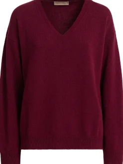 Maglia Zefiro in eco-cashmere con scollo a V