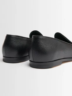 Marcel grained leather loafers