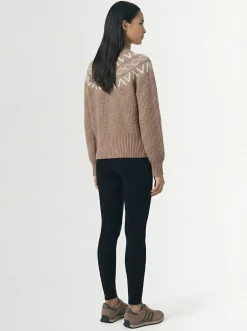 Marcie Fairisle yoke knit sweater