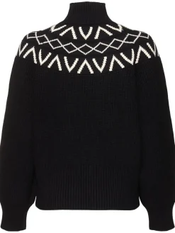 Marcie Fairisle yoke knit sweater