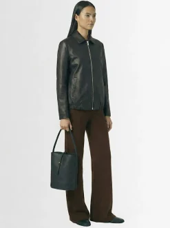 Maryllon grain leather tote bag