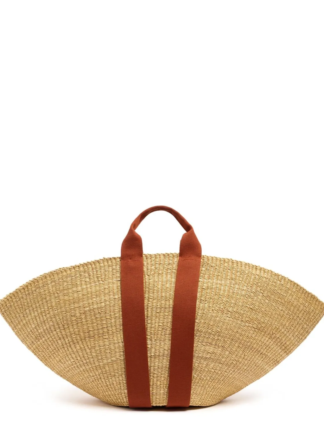 Maxi Sophie raffia effect tote bag