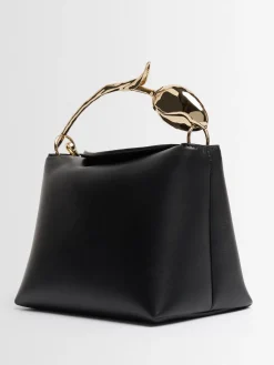 Mini Bloom leather top handle bag