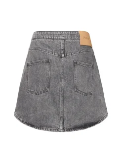 Minigonna in denim con tasche