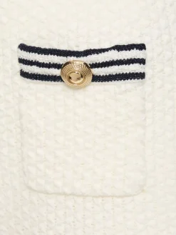 Minigonna in maglia texturizzata