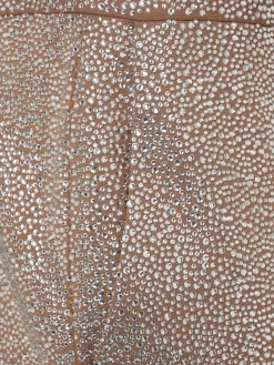 Minigonna in viscosa con paillettes