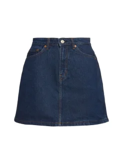 Minigonna Lydia a vita alta in denim