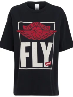 M J Levi's t-shirt